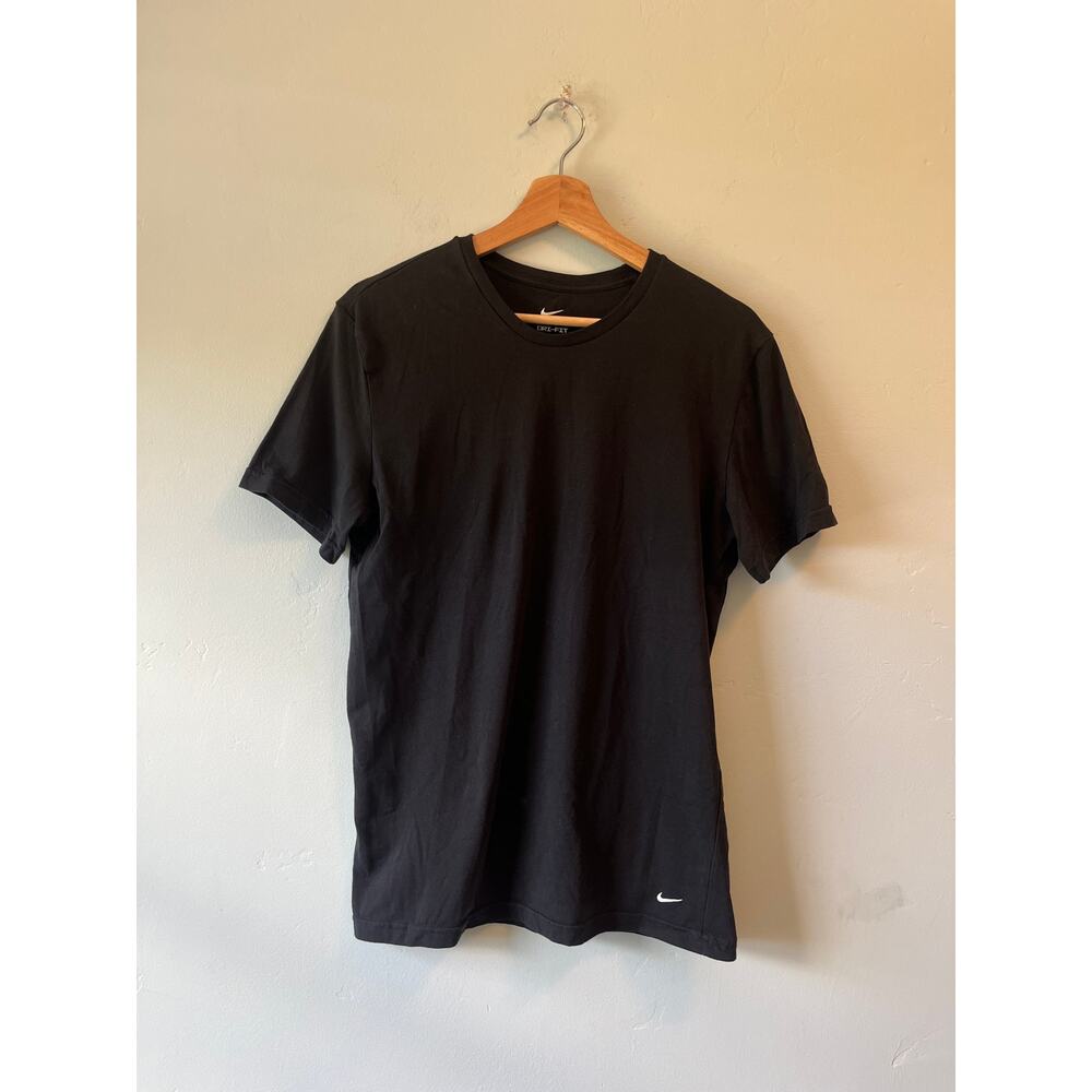 Men's Nike Dri Fit Black Crew Neck T Shirt